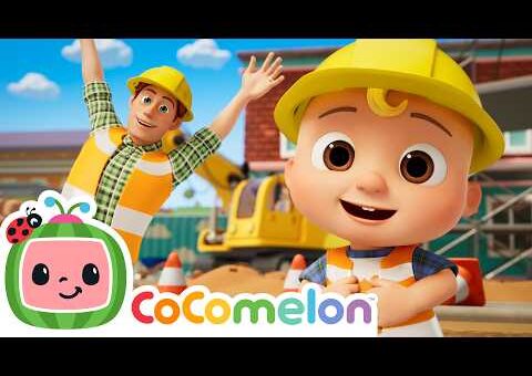 Construction Vehicles Song – Dump Trucks, Excavators + More | CoComelon Nursery Rhymes & Kids Songs
