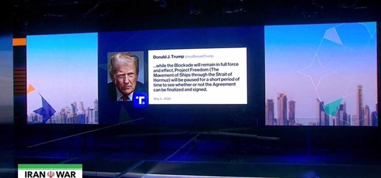 Trump Pauses Plan to Guide Ships While Seeking Iran Deal