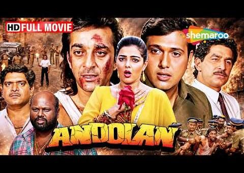 Sanjay Dutt का इंसाफ के लिए आख़िरी सवाल | Andolan Full Movie | Govinda, Mamta Kulkarni