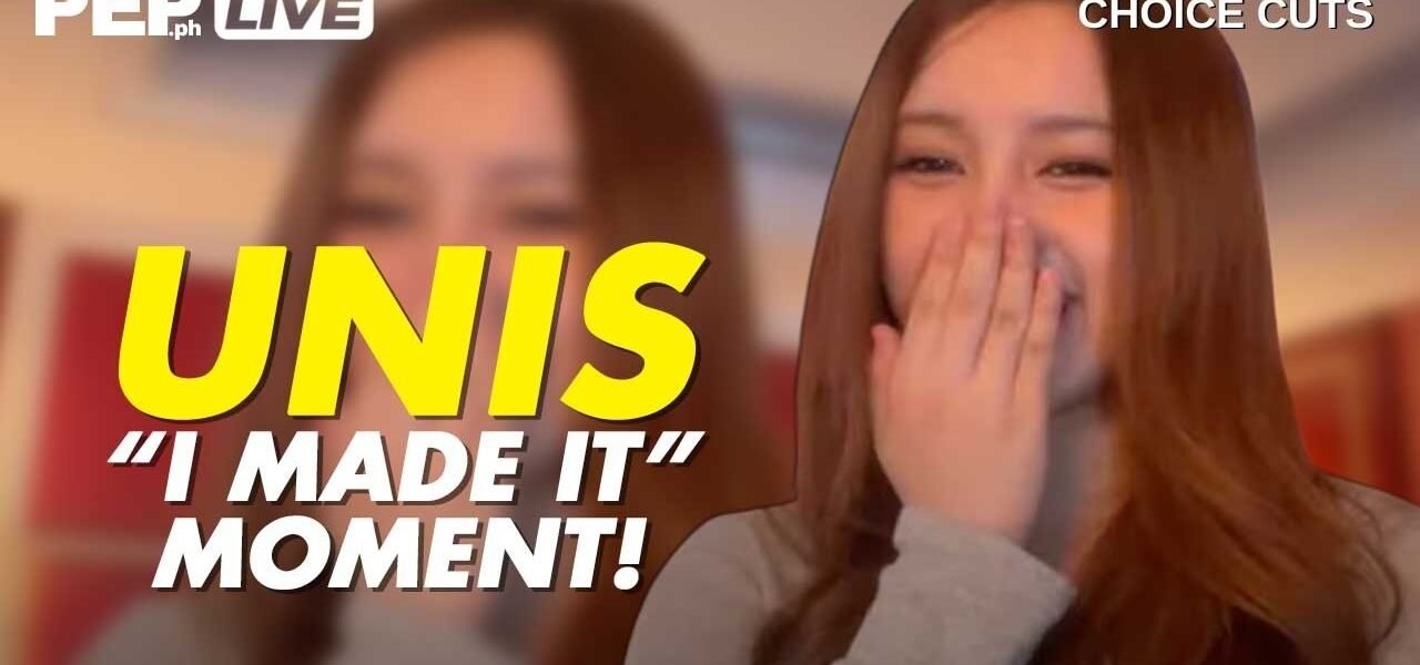 UNIS Elisia and her “I MADE IT” moment! | #PEPLiveChoiceCuts