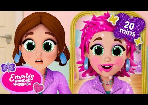 Emmie’s Messy Makeover! 🧴Mom’s New Look! | Emmie’s Wonder Wardrobe – Kids Songs by Little Angel