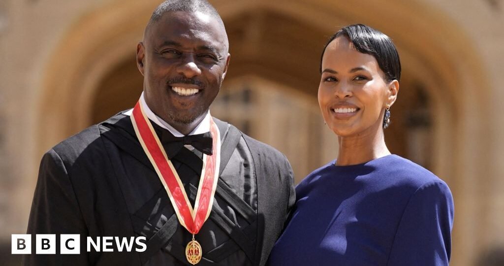 Idris Elba and Torvill and Dean receive honours at Windsor Castle