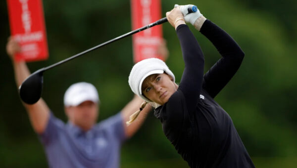 Jing Yan maintains lead in the wind-swept Meijer LPGA Classic