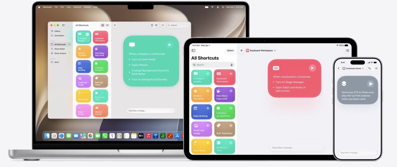 Apple will let you build workflows using AI in its new Shortcuts app