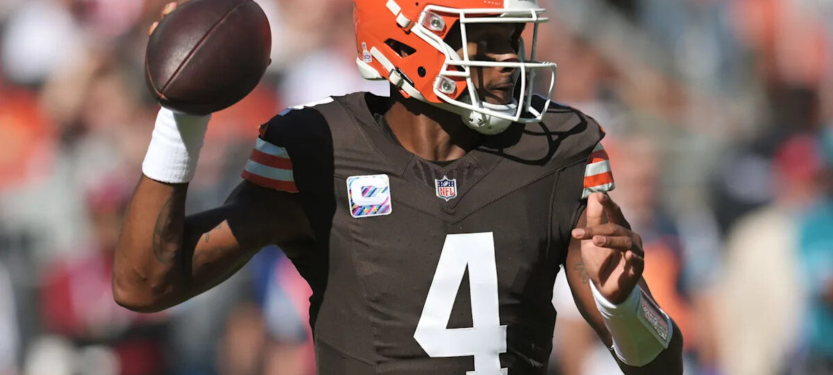 Browns QB Deshaun Watson gets underwhelming 2026 stat projections