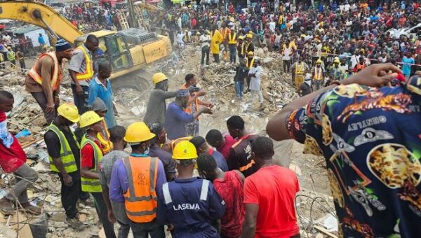 LASEMA rescues 27, recovers nine bodies from collapsed Lagos building