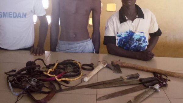 Police arrest three suspects with dangerous weapons in Yobe