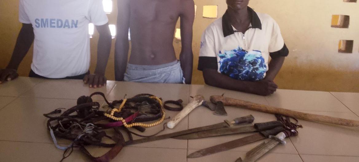 Police arrest three suspects with dangerous weapons in Yobe
