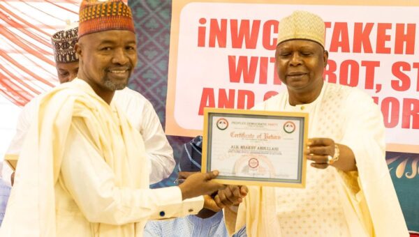 PDP presents certificates of return to guber candidates in Abuja