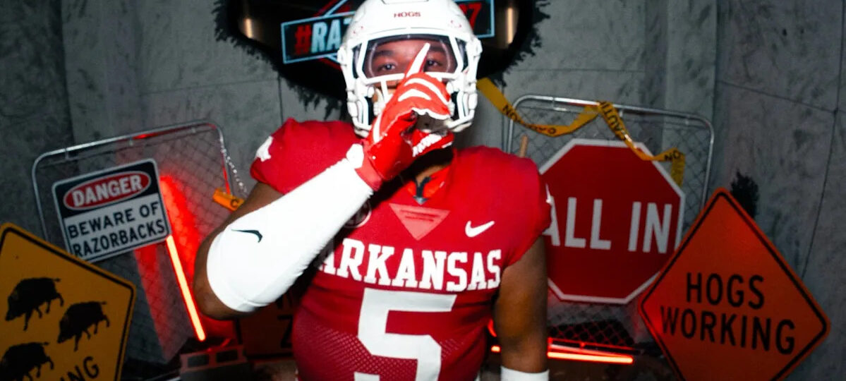 Arkansas made its move and DL James Stewart committed to the Razorbacks