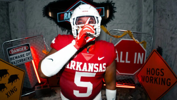 Arkansas made its move and DL James Stewart committed to the Razorbacks