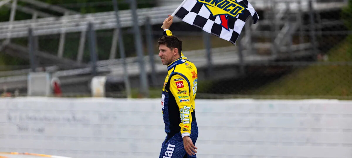 Denny Hamlin wins again at Pocono, but retirement talk grows louder as 2027 looms