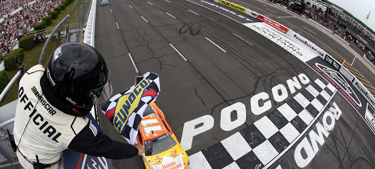 Denny Hamlin is 2026 Cup championship favorite, more NASCAR Pocono race winners, losers