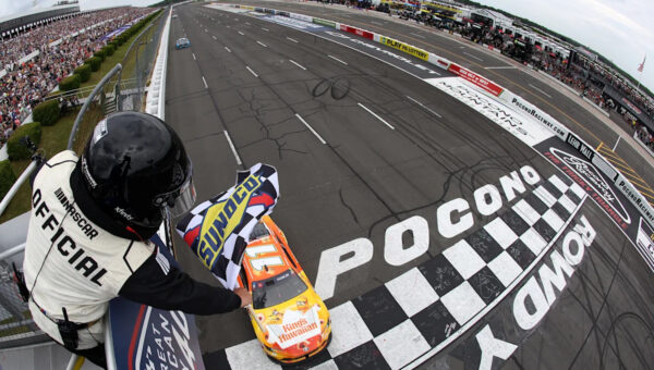 Denny Hamlin is 2026 Cup championship favorite, more NASCAR Pocono race winners, losers