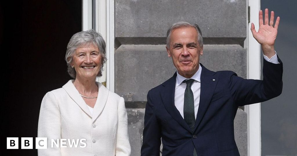 Mark Carney visits ancestral village in Mayo