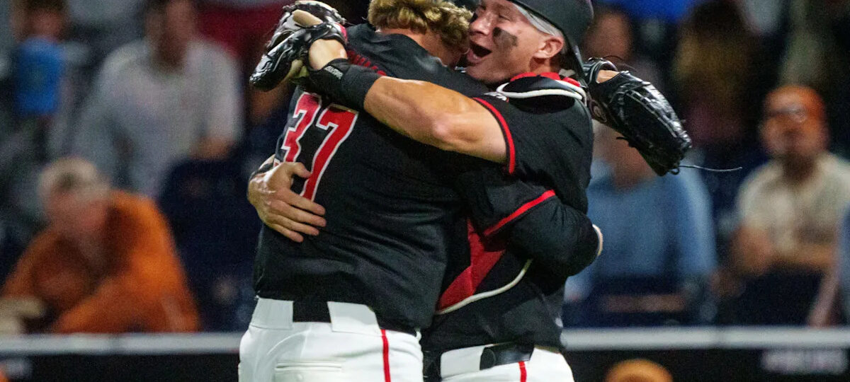 Who does Georgia baseball play next in the College World Series?