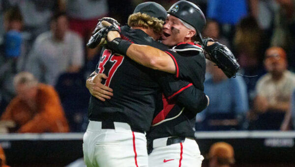 Who does Georgia baseball play next in the College World Series?
