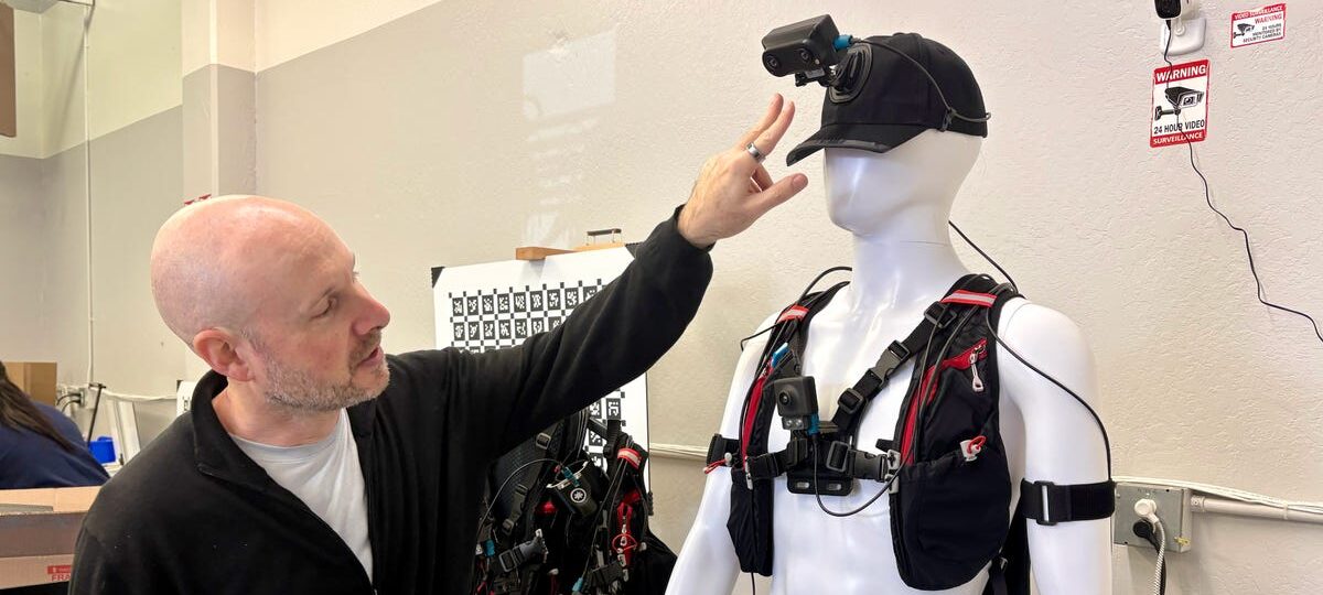 First look: This weird wearable device turns human workers into robot data collectors