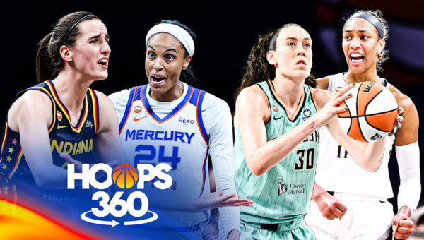 Caitlin Clark & Fever scuffle with Mercury, WNBA’s 30th Anniversary buzzer-beater + Commissioner’s Cup Championship: Aces or Liberty?