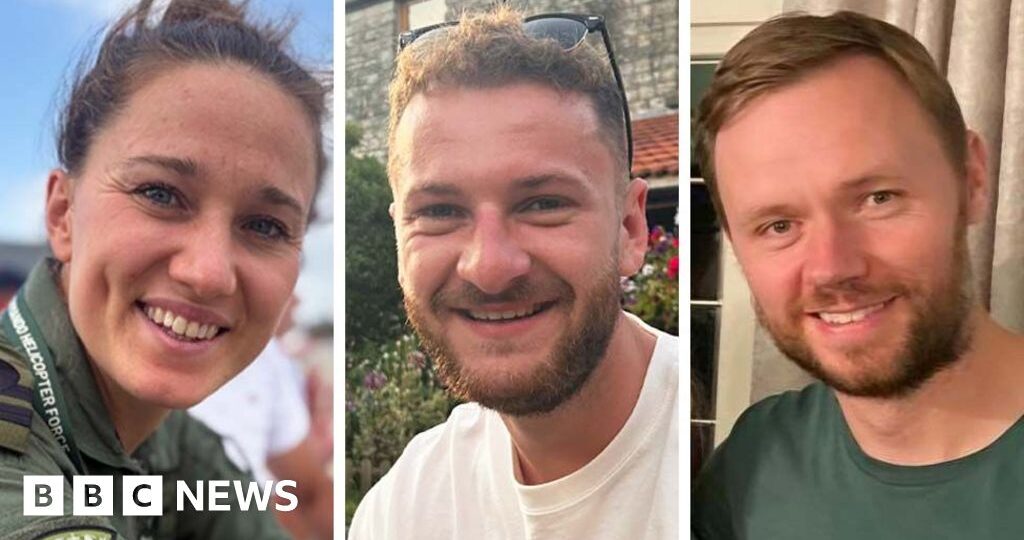 Royal Navy crew killed in helicopter crash named
