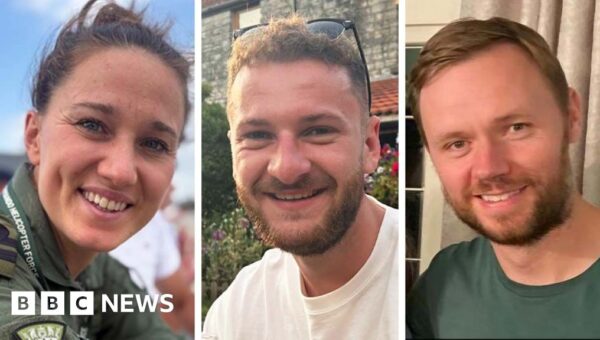 Royal Navy crew killed in helicopter crash named