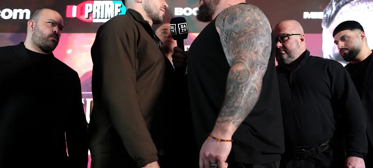 Tommy Fury vs. Eddie Hall weigh-in video
