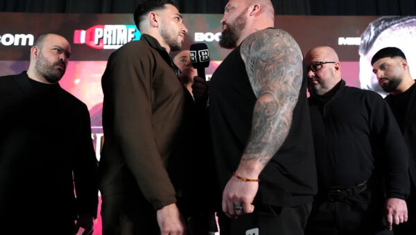 Tommy Fury vs. Eddie Hall weigh-in video