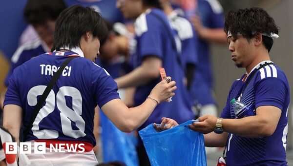 Do it at home too, women tell Japanese fans who cleaned World Cup stadium
