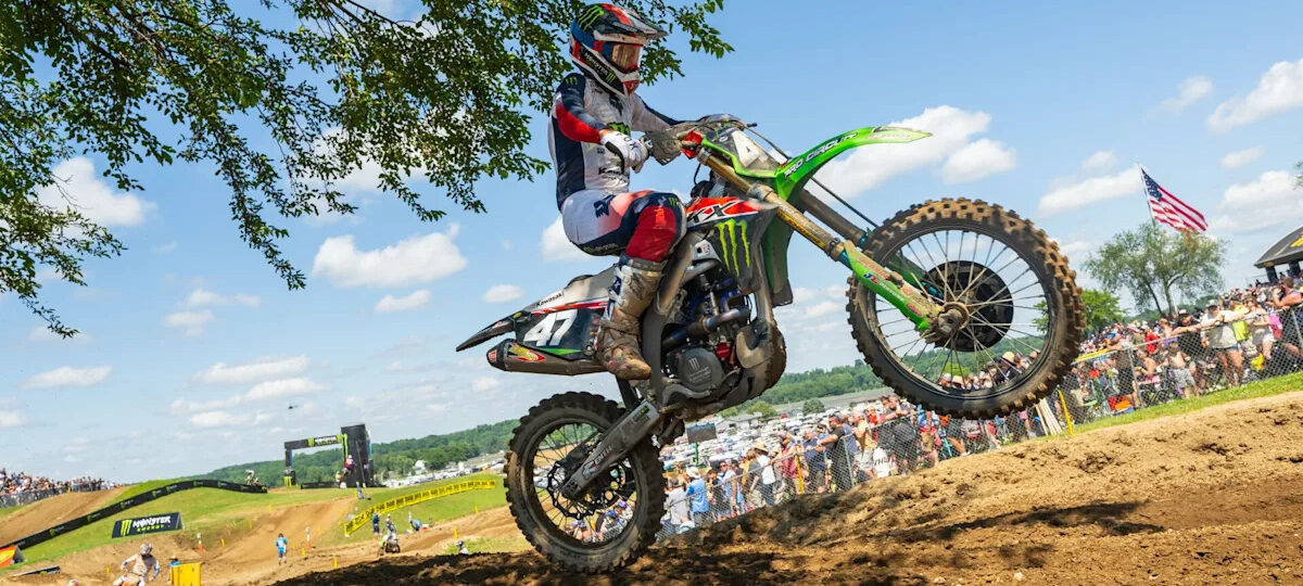 Levi Kitchen wins Hangtown 250 overall with second-place finishes in both motos