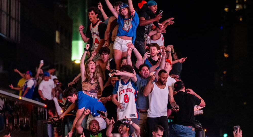 ‘It’s euphoria’: New York City celebrates Knicks’ NBA title win after 53-year wait
