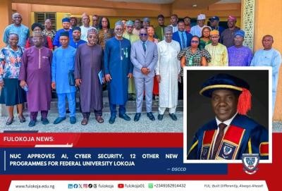 FULOKOJA gets NUC’s approval for Ai, Cyber Security, 12 other new Programmes