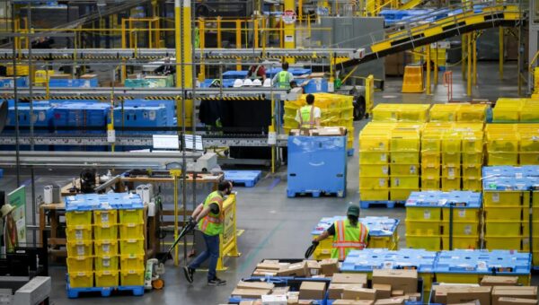Amazon's next warehouse efficiency drive is about moving humans, not just packages