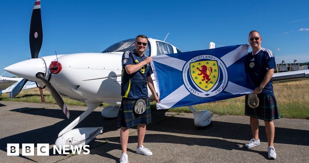Scotland fans fly 22 hours in tiny plane to World Cup