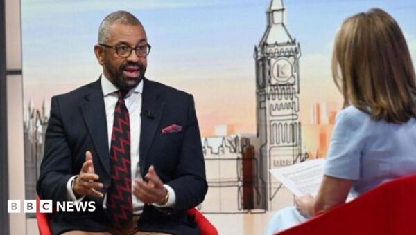 Cleverly says he would not have used Badenoch’s Gestapo jibe