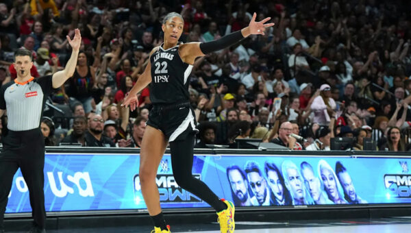 A’ja Wilson beats Diana Taurasi to 6,000 points for WNBA record in Aces win