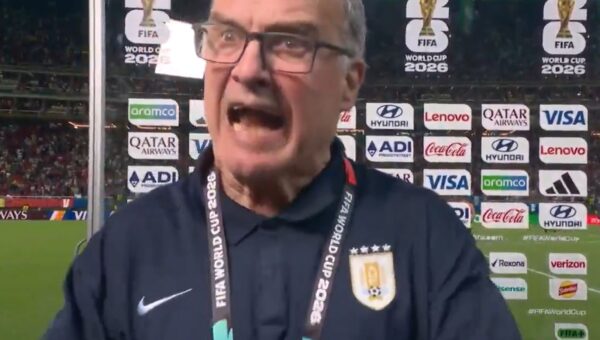 VIDEO: Marcelo Bielsa goes viral for bizarre moment after Uruguay World Cup exit