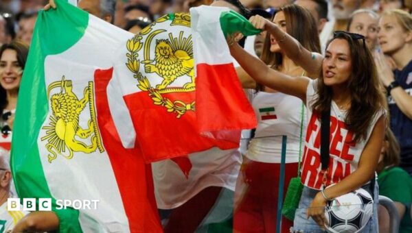 Iran v Iran in the stands as politics and football intertwine