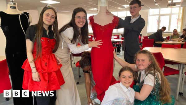 Pupils’ upcycling scheme helps lower cost of prom