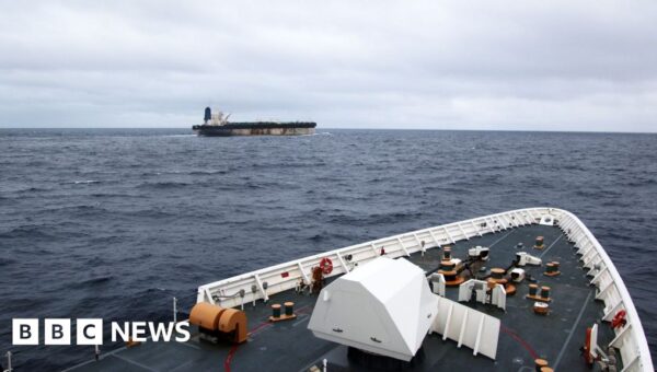 UK intercepts Russian shadow fleet oil tanker in English Channel, PM says