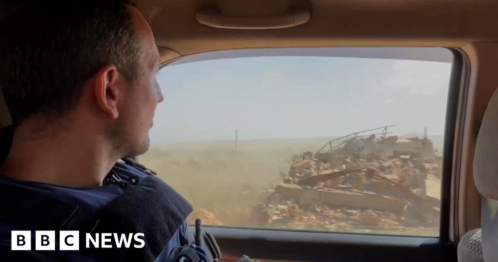 BBC sees destroyed villages in Israeli-occupied southern Lebanon