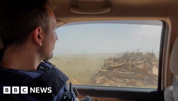 BBC sees destroyed villages in Israeli-occupied southern Lebanon