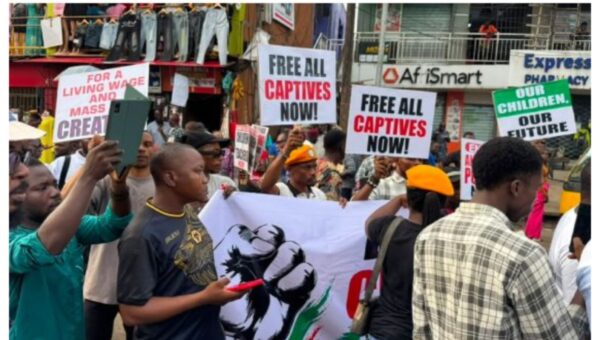 End Bad Governance: Protest breaks out in Lagos over hardship, insecurity