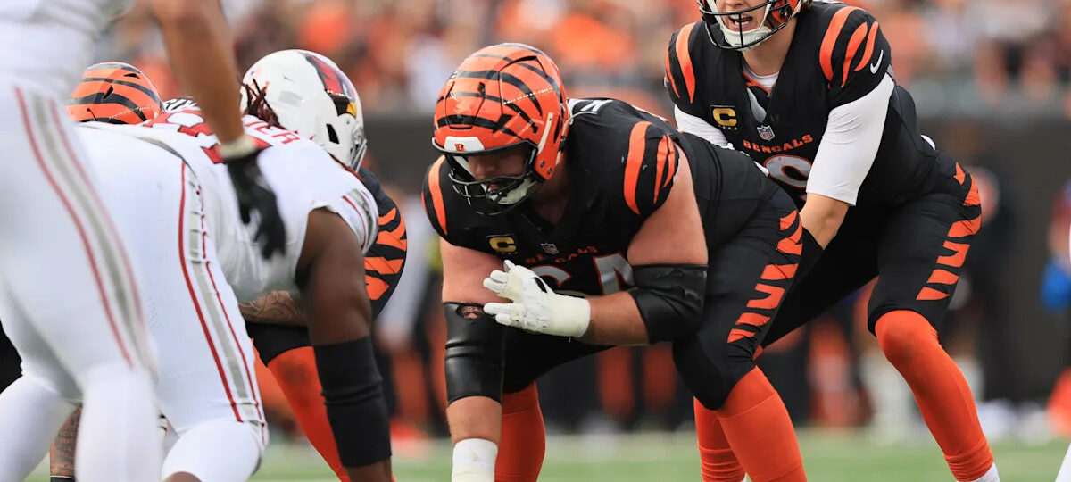 Ted Karras reacts to Joe Burrow Super Bowl prediction