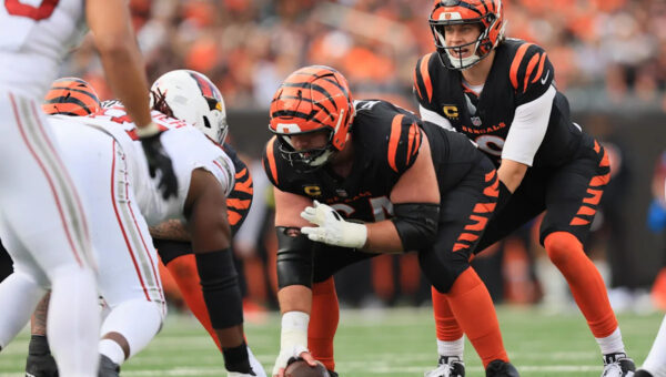 Ted Karras reacts to Joe Burrow Super Bowl prediction
