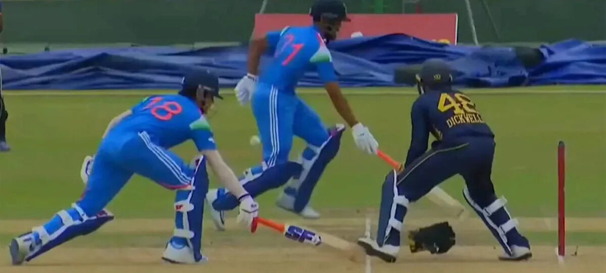 Watch: Bat blocked by Dickwella's foot? Priyansh Arya's freak run-out triggers fan debate