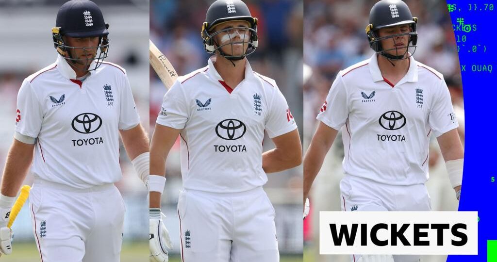 ‘Trent Bridge falls silent!’ – England lose three early wickets