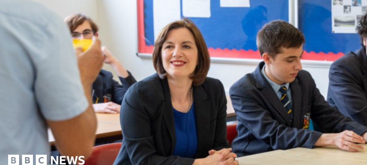 Education secretary says she’ll turn Tory leader’s insult into a T-shirt