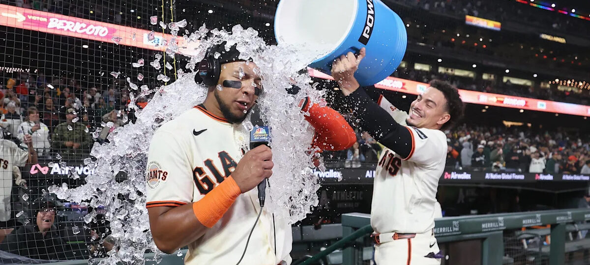 Victor Bericoto hits walkoff home run, guns down runner at home in 2-1 Giants win