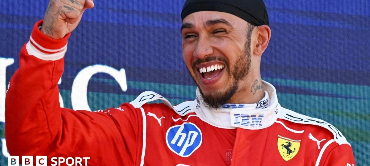 Lewis Hamilton wins first grand prix for Ferrari