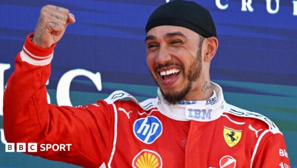 Lewis Hamilton wins first grand prix for Ferrari